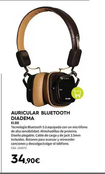 ferrOkey Auricular bluetooth diadema elbe oferta