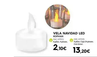 ferrOkey Vela navidad led kopman oferta