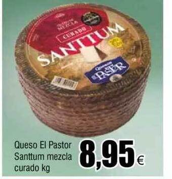 FROIZ Queso el pastor santtum mezcla curado kg oferta