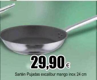 FROIZ Sartén pujadas excalibur mango inox 24cm oferta