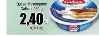 FROIZ Queso mascarpone galbani oferta