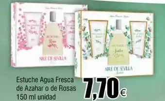 FROIZ Estuche agua fresca de azahar o de rosas oferta
