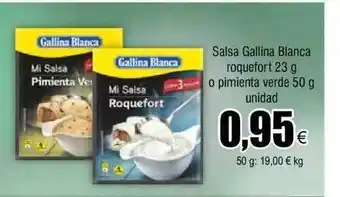 FROIZ Salsa gallina blanca roquefort o pimienta verde oferta