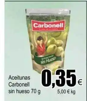 FROIZ Aceitunas carbonell sin hueso oferta
