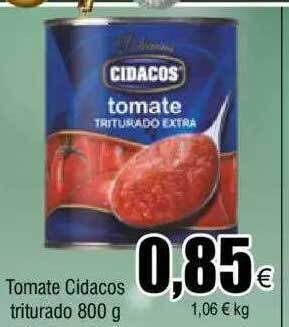 FROIZ Tomate cidacos triturado oferta