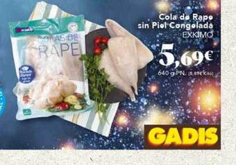 Gadis Cola de rape sin piel congelada exkimo oferta
