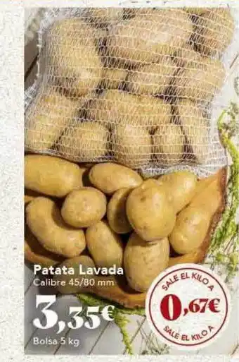 Gadis Patatas lavada calibre 45-80mm oferta