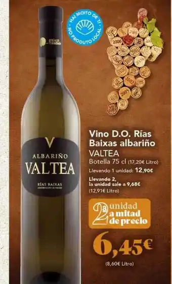 Gadis Vino d.o. rías baixas albariño valtea botella oferta