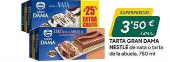 Masymas Tarta gran dama nestlé de nata o tarta de la abuela oferta