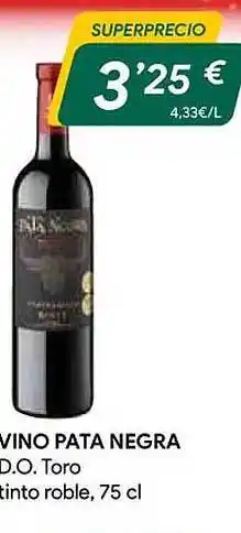 Masymas Vino pata negra d.o. toro tinto roble oferta