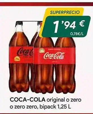 Masymas Coca-cola original o zero o zero zero oferta