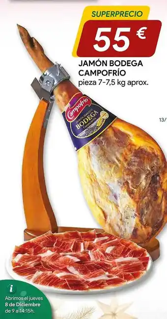 Masymas Jamón bodega campofrio oferta