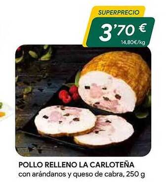 Masymas Pollo relleno la carloteña oferta