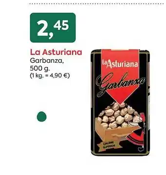 Suma Supermercados La asturiana garbanza oferta
