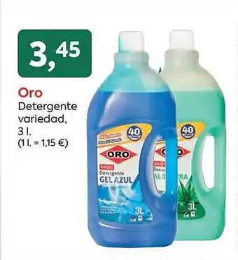 Suma Supermercados Oro detergente variedad oferta