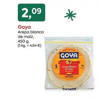 Suma Supermercados Goya arepa blanca de maíz oferta
