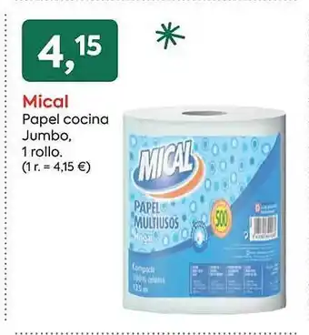 Suma Supermercados Mical papel cocina jumbo 1 rollos oferta