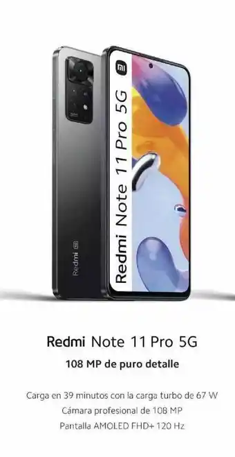 Yoigo Redmi note 11 pro 5g oferta