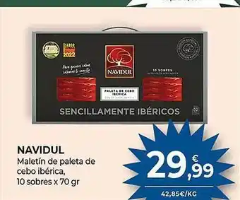 CashDiplo Navidul maletin de paleta de cebo ibérica oferta