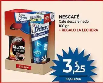 CashDiplo Nescafé café descafeinado + regalo la lechera oferta