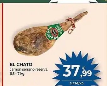 El chato jamón serrano reserva