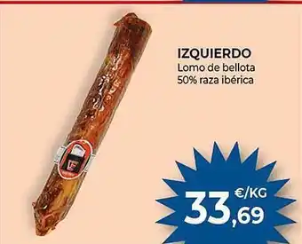 CashDiplo Izquierdo lomo de bellota 50% raza ibérica oferta