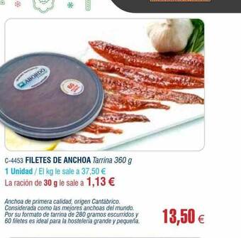 Abordo Filetes de anchoa oferta
