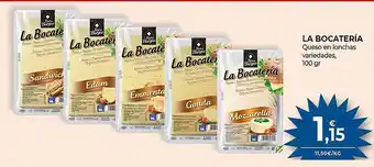 CashDiplo La bocateria queso en lonchas variedades oferta