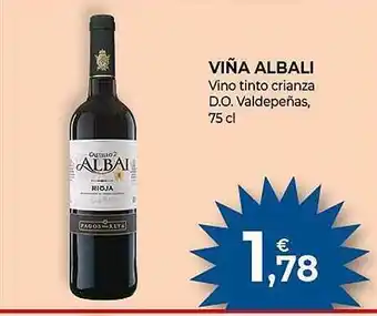 CashDiplo Viña albali vino tinto crianza d.o. varldepeñas oferta