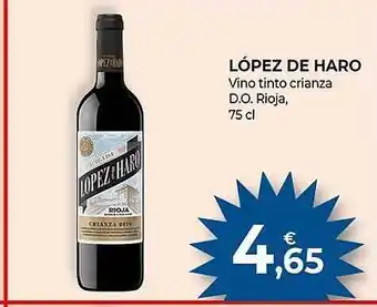 CashDiplo López de haro vino tinto crianza d.o. rioja oferta