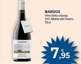 CashDiplo Bardos vino tinto crianza d.o. ribera del duero oferta