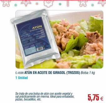 Abordo Atún en aceite de girasol trozos oferta