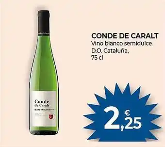 CashDiplo Conde de caralt vino blanco semidulce d.o. cataluña oferta