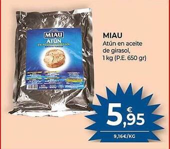 CashDiplo Miau atún en aceite de girasol oferta