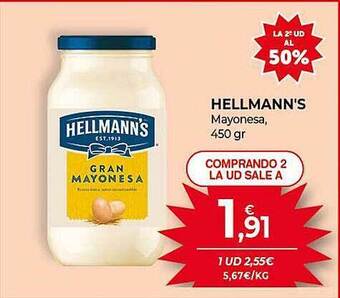 CashDiplo Hellmann's mayonesa oferta
