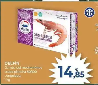 CashDiplo Delfin gamba del mediterráneo cruda plancha 80 100 congelado oferta