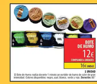 Hipercohete Bote de humo oferta