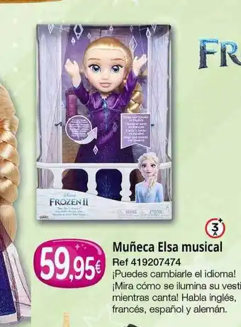 Centroxogo Muñeca elsa musical oferta