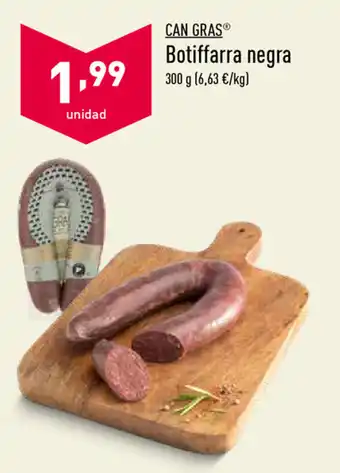 ALDI Can Gras Botiffarra negra 300g oferta