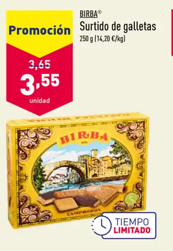 ALDI Birba Surtido de galletas 250g oferta