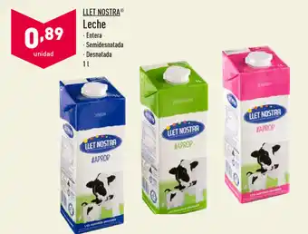 ALDI Llet Nostra Leche 1 L oferta
