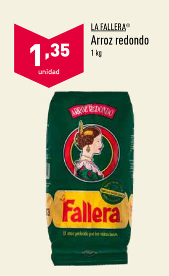 ALDI La Fallera Arroz redondo 1kg oferta