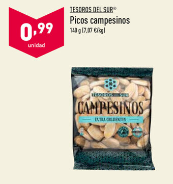 ALDI Tesoros Del Sur Picos campesinos 140g oferta