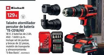 Bauhaus Taladro atornillador einhell oferta