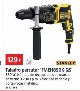 Bauhaus Taladro percutor stanley oferta