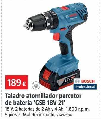 Bauhaus Taladro atornillador bosch oferta