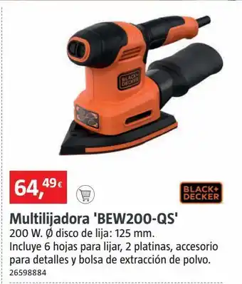 Bauhaus Multilijadoras black & decker oferta