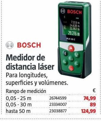 Bauhaus Medidor láser bosch oferta