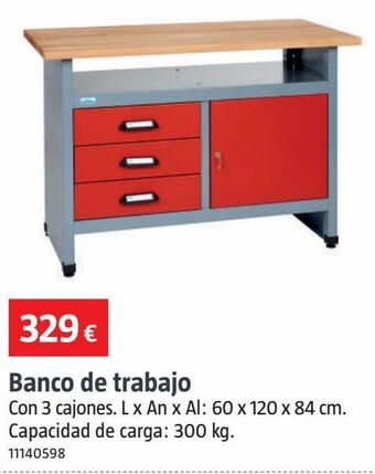 Bauhaus Banco de trabajo oferta