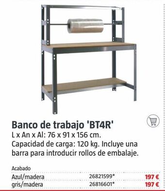 Bauhaus Banco de trabajo oferta